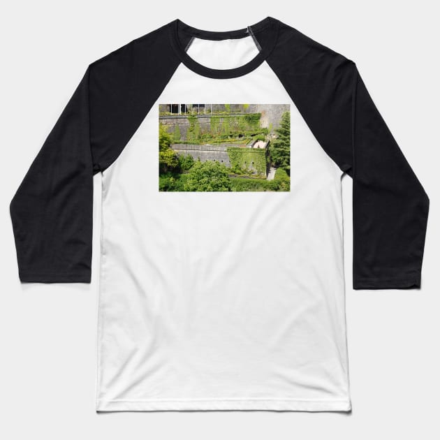 Luxembourg; City; Petrusse Valley; Peter; Fortress; Bastion Beck; casemates Baseball T-Shirt by Kruegerfoto